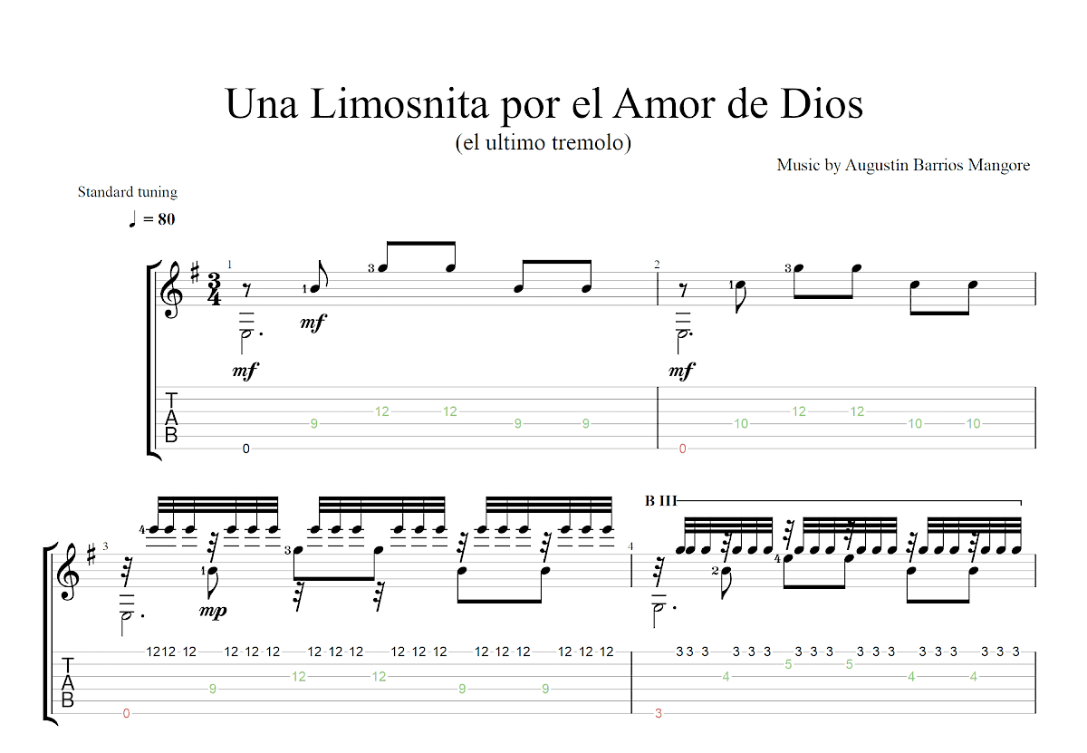 最后的颤音吉他谱预览图
