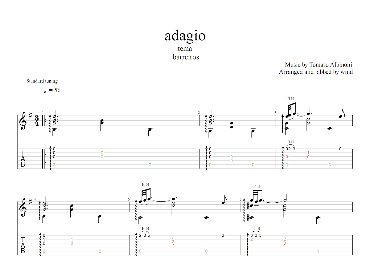 柔板吉他谱预览图